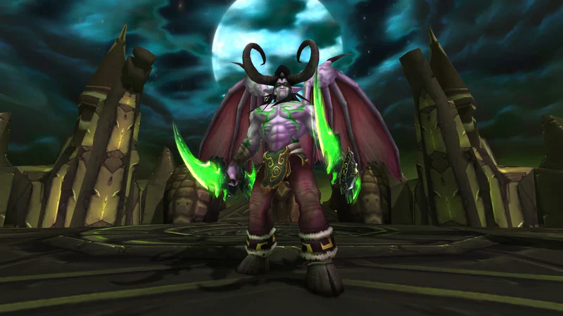 Der Schwarze Tempel in Burning Crusade Classic Anniversary, die Festung von Illidan Sturmgrimm