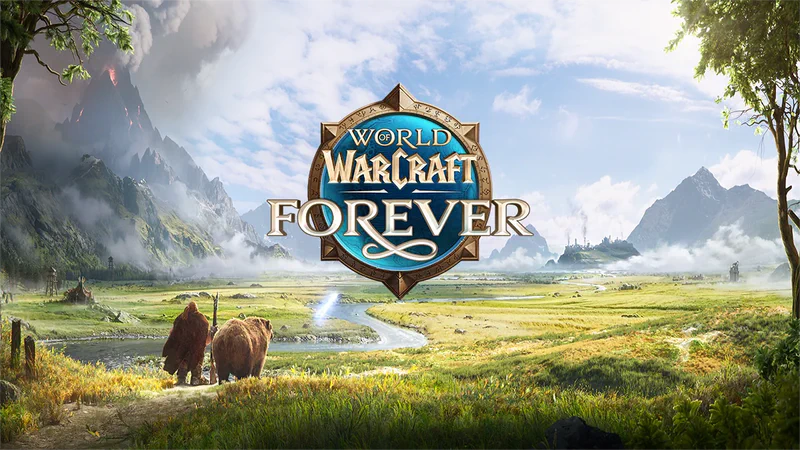 Titelbild von Blizzard zum Stresstest von World of Warcraft: Forever