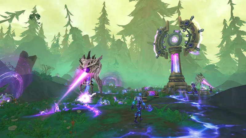 Key Art zu den Angriffen der Leere in Patch 12.0.5